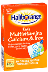 हैलिबोरेन्ज़ किड्स मल्टीविटामिन्स, कैल्शियम और आयरन