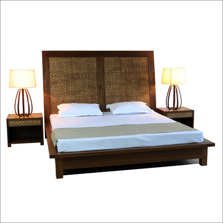 Veneer Weave Double Bed