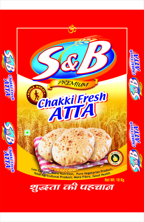For S B Atta Packing Bag Stand Up Pouch