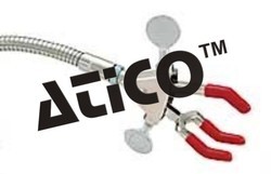 DOUBLE ADJUSTABLE THREE PRONG CLAMP