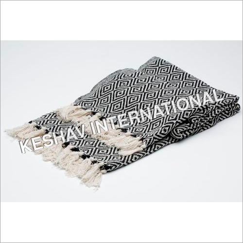 Bright Color Cotton Throw