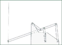 Physics Laboratory Equipment Manufacturers - Perspex A3 Board, Amber Color, Melamine Mount | Straight Line Motion, Self-Contained, Hollow Rivet Pivot, Effective Teaching