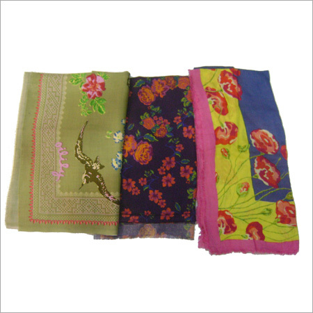 Printed Silk Shawls