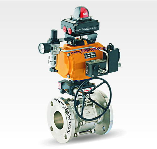 3 Piece Ball Valves - Color: Black