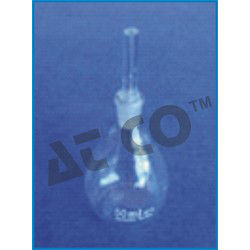 Specific Gravity Bottle - Glass Material, Capacity 100Ml (Cat No. 90024/3), 50Ml (Cat No. 90024/2), 25Ml (Cat No. 90024/1) , PTFE Interchangeable Stopper, Class Quality