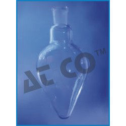 Flask Pear Shape Single Neck - Nomical Cap, Socket Size 14/23, Available in 25ml, 50ml, 100ml