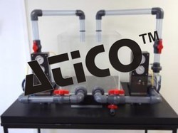 Custom Dual Pump Demonstration Model - PVC Material, Dual Pump, Educational Visual Aid