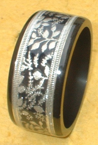 बंगले पीतल रेजिन कॉम्बो रिंग