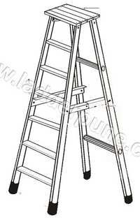 एल्यूमिनियम फोल्डिंग सीढ़ी