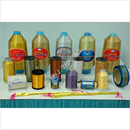 Polyester Metallic Zari Thread