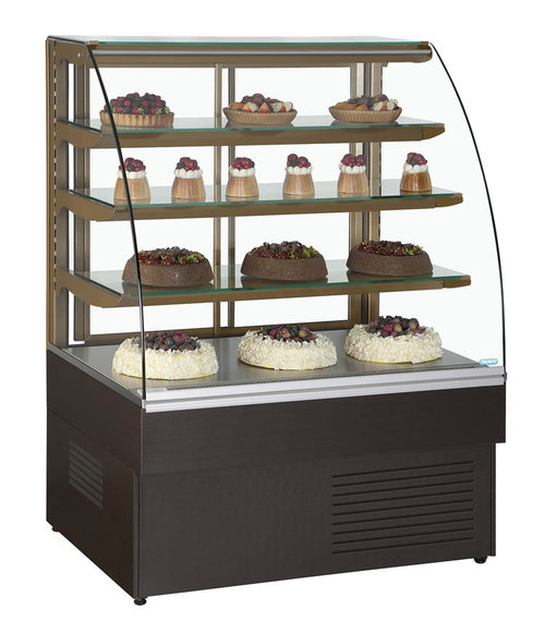 Dark Gray Cake Display Counter