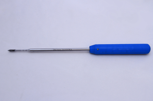 Blue And Silver Bone Tap 4.0Mm