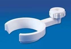 Separatory Funnel Holder - Polypropylene, Standard Size, White Color | High Strength, Easy Installation, Compact Design