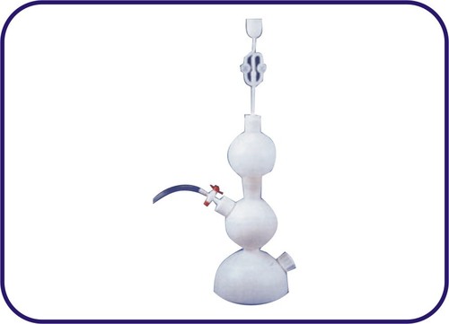 डिलीवरी ट्यूब और थीस्ल कीप के साथ पूरा गैस जनरेटिंग किप्स उपकरण