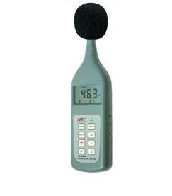 Digital Sound Level Meter SL-1350 - Plastic & Metal, 236x63x26mm | 10 mm LCD Display, Battery Indicator, Auto/Manual Shutdown, LED Alarm Output, Hard Carrying Case