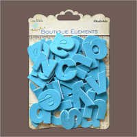 3डी वर्णमाला के अक्षर