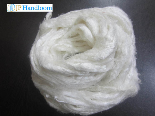 White Mulberry Roving Silk (Bleached)