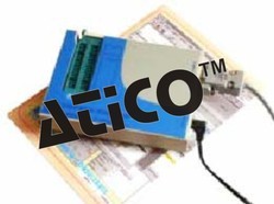 Microcontroller Programmer - Plastic, Blue | C Port Interface, Supports Multiple File Formats & Operating Systems