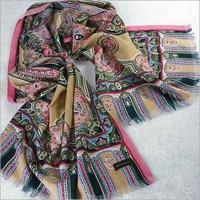 प्रिंटेड पश्मीना शॉल्स