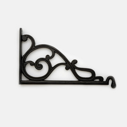 Black Antique Corner Bracket