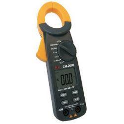 Digital Clamp Meter - Plastic Body, 230x80x37mm Dimensions, Black and Yellow | 3 1/2 Digits Display, Max 35mm Clamp Size, Data Hold, Anti High Voltage Design, Includes Test Leads and TP01 Temperature Probe