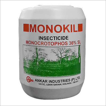 Monocrotophos 36% SL - Water Soluble, 1 Liter Plastic Container | Accurate Composition, Effective Pest Control, Enhanced Plant Metabolism, Longer Shelf Life