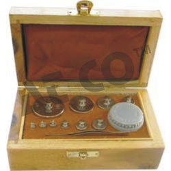 Analytical Weight Box - Wooden, Capacity 0-200 gm | Durable Build, Portable Design, Precise Weights, Reliable Results