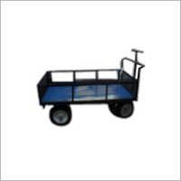 Inflated Tyres Platform Trolley