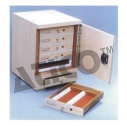 Slide Cabinets - Plywood Material, Nitrocellulose Lacquer Finish | Teak Wood Drawers, Brass Hinges, Lock for 500 Slides