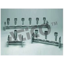 Sterility Testing Equipment - Stainless Steel Flask with Stainless Steel Clamps, Single Station Design