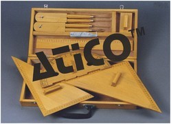 Geometrical Instrument Box Wooden