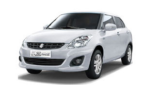 Swift Dezire Silky Silver