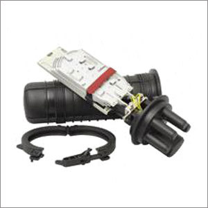 Fiber Optic Splice Closure - Polypropylene, 495mm x 180mm, Black | IP68 Water and Light Protection, Easy Installation, Zero Additional Loss, 48 Fiber Capacity