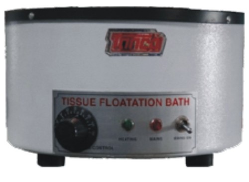 Tissue Flotation Bath - Black Anodized Aluminum, 110mm Depth | Highly Efficient Temperature Regulation, Precise Control Up to 70°C