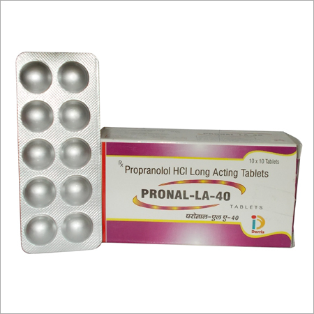 प्रोप्रैनोलोल Hcl टैबलेट्स