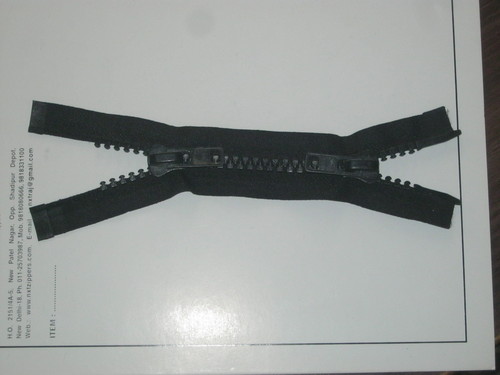 Two Way Open End Zipper