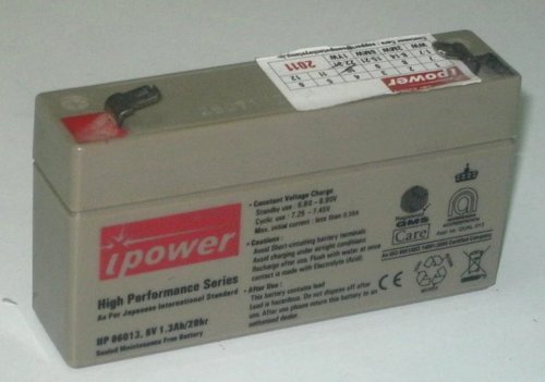 SMF बैटरीज (6Volt 1.3Ah)