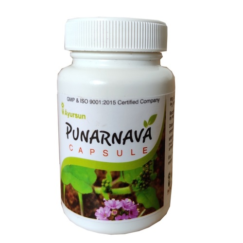 Ayurvedic Herbal  Diuretic Capsule - Ayursun Punarnava Capsule Age Group: Suitable For All Ages