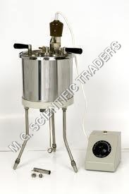 Saybolt Viscometer - Stainless Steel, Silver & White | Laboratory Use, High Precision Measurement