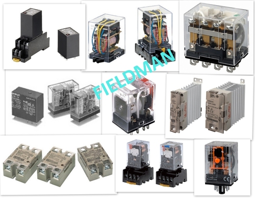 Omron Power Relays - Plastic Material, 10-20 Volt Voltage Range | Compact Design, Long Service Life, High Switching Capacity