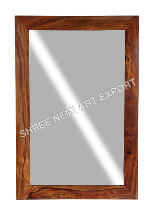 Mirror Frame - Rectangular Wooden Design, 25.4-127mm Thickness, 100-1000g Weight and Elegant Style