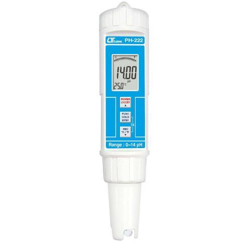 Pen Type pH Meter - Plastic, Compact Size | Digital Display, Auto Calibration, Waterproof, 100 Point Data Logger