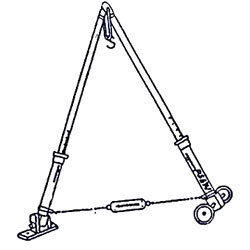 Jointed Roof Truss On Wheels - Steel, Customizable Dimensions | Portable, Adjustable Design, Manual Operation, Supports Temporary Roof Structures