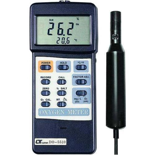 Dissolved Oxygen Meter - ABS Plastic, Pocket Size | Digital LCD Display, Maximum/Minimum Memory Recall, Auto Calibration