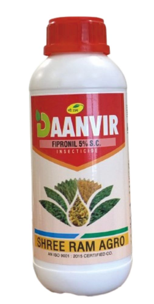 Daanvir - Fipronil 5% SC | 250ml/Acre Dosage, Liquid Formulation, Controlled Release, 97% Purity, Effective Against Stem Borer & Leaf Folder
