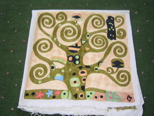 हस्तनिर्मित कुशन कवर