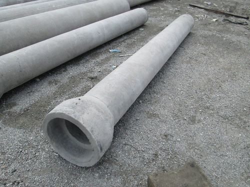 Gray Round Rcc Pipe