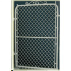 स्क्रॉल के साथ वेल्डेड गेट फ्रेम