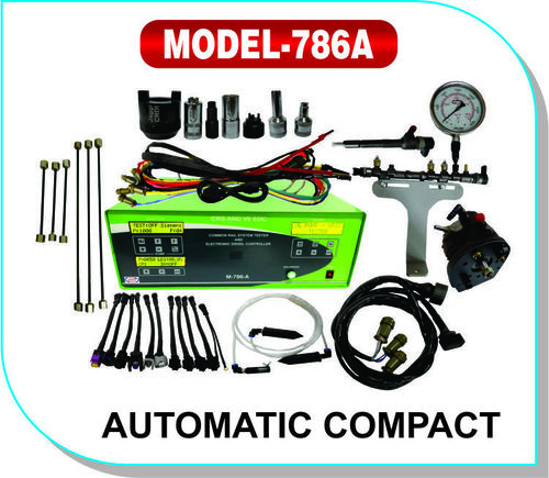 Automatic Compact Common Rail System Tester - Lightweight 7-10 kg, Upgraded Software, Tests Diesel Injectors, 4 Injectors Simultaneously - Accurate Measurement and Diagnosis Features