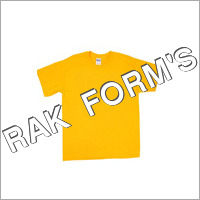 बुने हुए गोल गला टी शर्ट